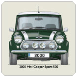 Mini Cooper Sport 2000 (green) Coaster 2
